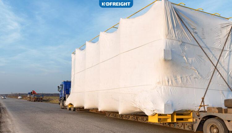 Oversized cargo dimension in air freight