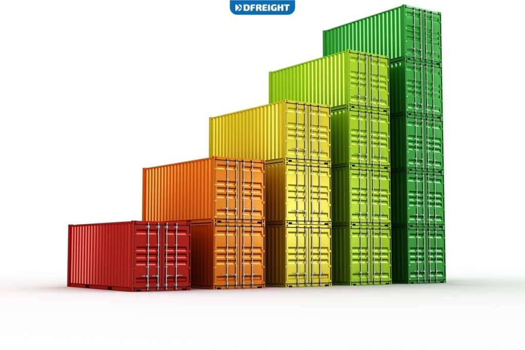 Stackable Shipping Containers DFreight 1 -