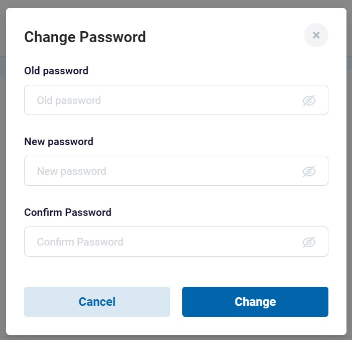 03 Change Password Dialog -
