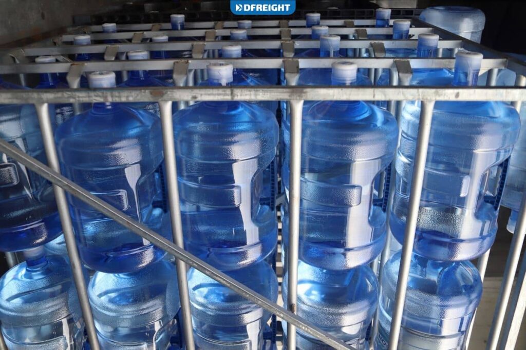 Shipping Bottled Water Worldwide - DFreight